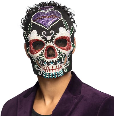 Boland - Masker Day of the Dead deluxe - Volwassenen - Day of the dead - Skelet - Halloween - Cosplay - Themafeest