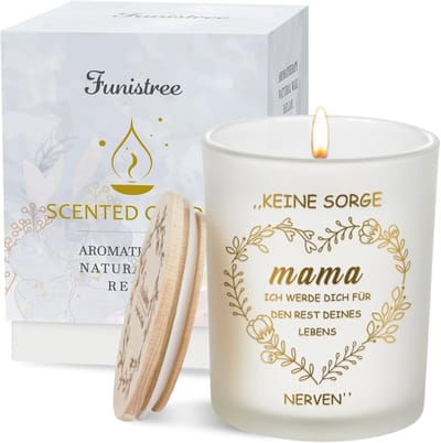 Geurkaars moeder geschenken voor mama oma, geurkaarsen in glas moederdagcadeau, gescented kaars verjaardagscadeau voor vrouwen, cadeau voor Moederdag geurkaarsen cadeauset