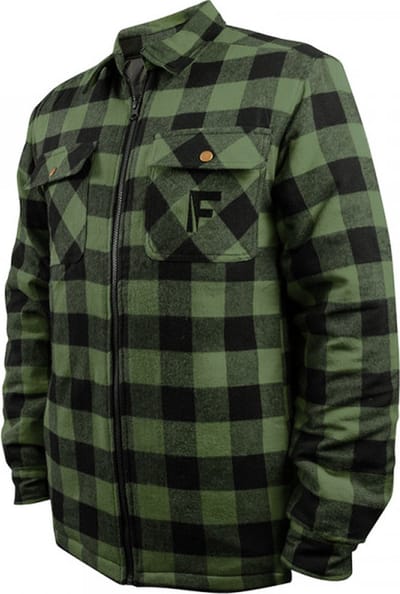 Fladen Forest Shirt Thermal Green/Black L - Visvest