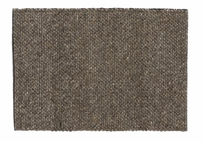 Nordal Fia vloerkleed wol - grijs/bruin - 60x90 cm.