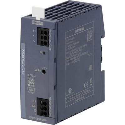 Siemens 6EP33327SB000AX0 Netvoedingsmodule 24 V 2.5 A 60 W Aantal uitgangen:1 x Inhoud 1 stuk(s)