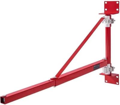 Stalen hijsframe - Lier - Lieren - Liften - Takel - 300-600kg - met paal 180° Draaibare Steigerhouder - voor Werkplaats Garage