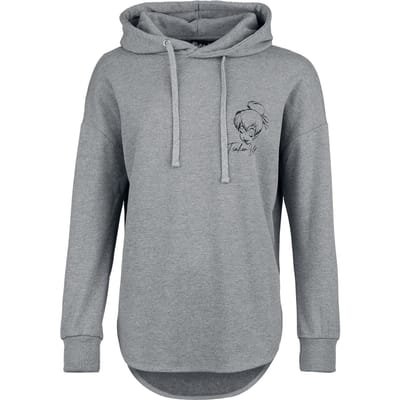Tinker Bell - Disney Trui met capuchon - Sketch - S - voor Vrouwen - grijs gemêleerd