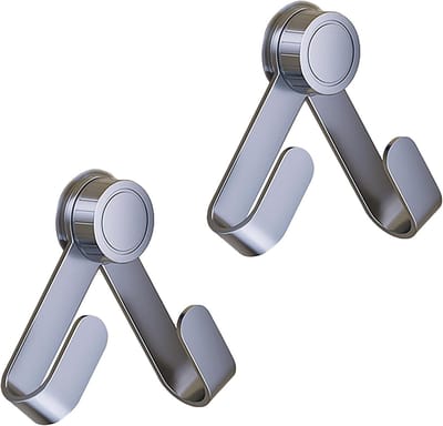 Pannendekselhouder Organizer - Keukenrek - Verstelbare Wandmontage Dekselrek met Zuignap - Zware Multifunctionele Haken voor Snijplanken en Pannen - 2 Stuks - Grijs