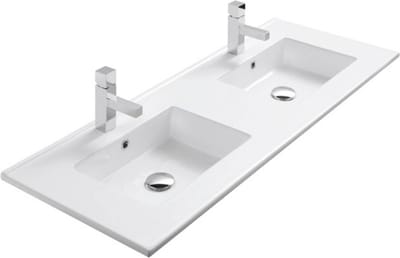 Ben Mercure Wastafel 121x46x2 cm Glans Wit