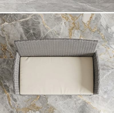 Luxe Hoekbank - Grijs - 106x60x83 cm - Arqam