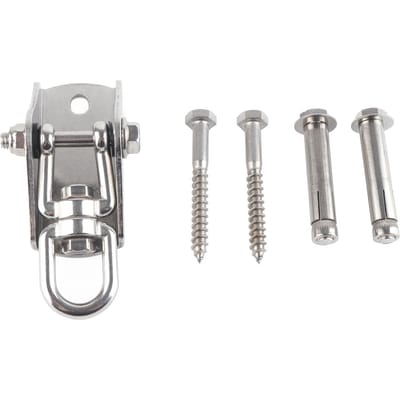 Kit de suspension pour hamac, support de balançoire robuste en acier inoxydable, rotation à 360 degrés