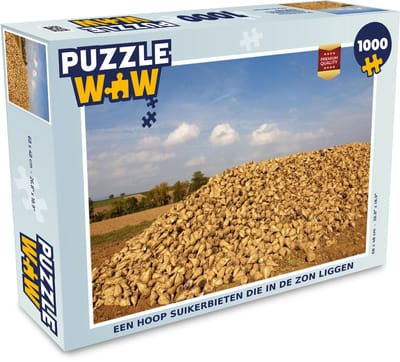 Puzzel Een hoop suikerbieten die in de zon liggen - Legpuzzel - Puzzel 1000 stukjes volwassenen