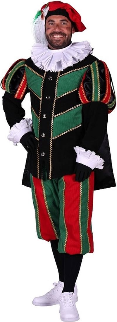 Piet ribfluweel met cape "Pamplona Maat XXL