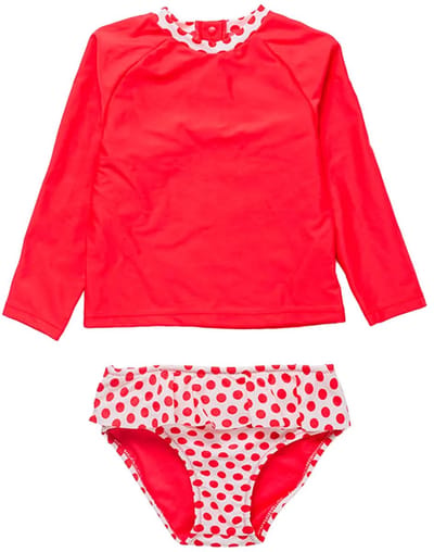 Zippy 3107106101 Junior Uv T-shirt Met Lange Mouwen Rood 9-12 Months Meisjes