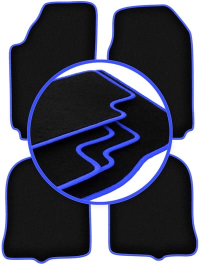 CARLUX-BLUE automatten voor: Audi 100 C3 sedan, avant (1983-1991)