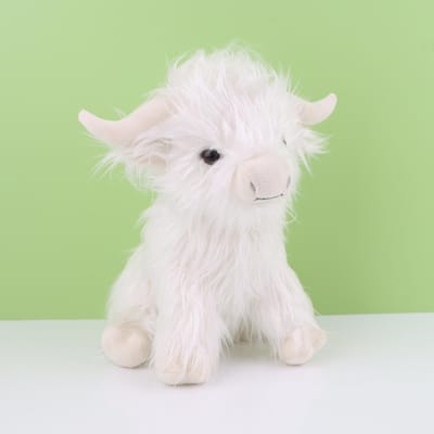 Simulatie Schotse Hooglander Pluche Dier Knuffel Zacht Gevuld Schotse Hooglander Pluche Speelgoed Kawaii Kinderen Baby Cadeau Speelgoed Huis Kamer Decoratie 29cm