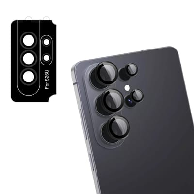 imoshion Camera Lens Protector - Geschikt voor Samsung Galaxy S26/Samsung Galaxy S26 Plus - 2 Pack - Zwart