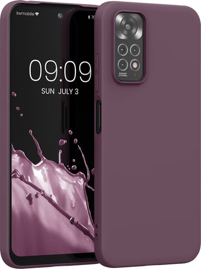 kwmobile telefoonhoesje geschikt voor Xiaomi Redmi Note 11 / Note 11S - Hoesje voor smartphone - Back cover in Bleke iris