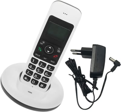 Draadloze Huistelefoon - Vaste Telefoon Systeem - Thuis Bellen - Uitbreidbaar Systeem - 16.2 x 5 x 2.7 cm - Wit