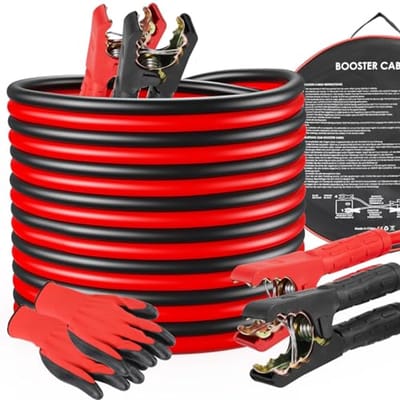 Startkabels Auto - Accukabels - Motor Starten - Extra Dikke Kabel - 6 Meter 1500A - Zwart Rood