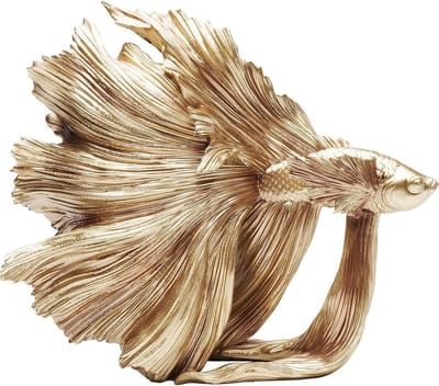 Kare Decofiguur Betta Fish Gold Small