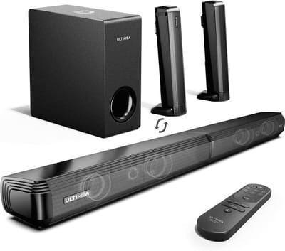 Stemily Soundbar - Met Subwoofer - Multi-Monteerbaar - 200W - Bluetooth 5.3 - Verstelbare Bas - Met Afstandbediening