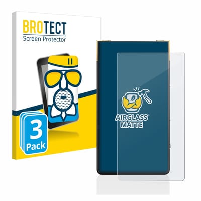 BROTECT - Screenprotector voor Sony Walkman NW-ZX707 - Folie Beschermfolie Beschermglas matte 3 Stuks