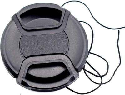 1 stuk - Beschermhoes voor DSLR-cameralens - 58 mm cameralensafdekking - Zwart - Bescherm camera-onderdelen