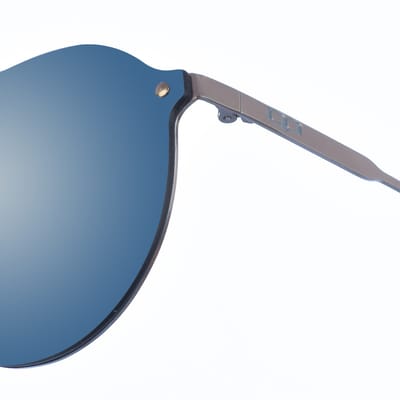Unisex NIEUW LOURENZO Ovaal Nylon Zonnebril
