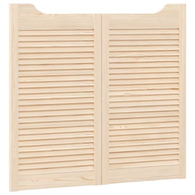 vidaXL - Schuifdeuren - 2 - st - 90 - x - 50 - cm - Massief - grenenhout - Naturel