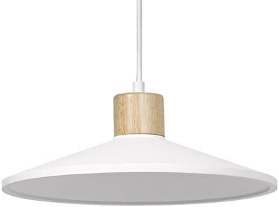 Ledvance LED Armatuur E27 | Decor Plaster Wood Pendant 320 mm E27 White