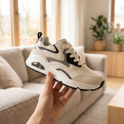 Skechers UNO GEN1 - COLOR SURGE Jongens Sneakers - Naturel
