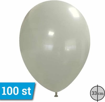 Grijs Latex ballonnen 30cm 100 stuks - / PRO / Grijs GPT110/56
