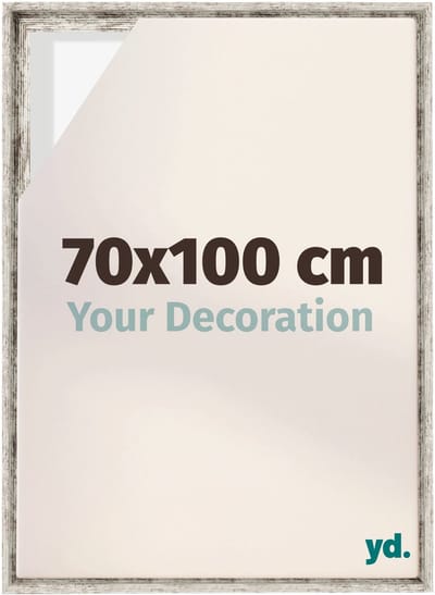 Your Decoration - Baklijst 70x100 cm - Wit Vintage - Baklijst voor Canvas - MDF - Lyon
