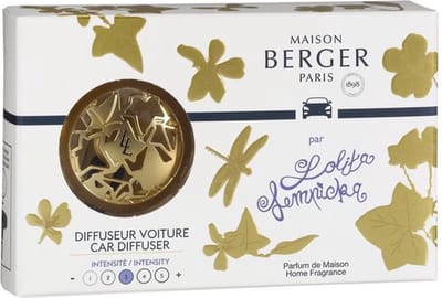 Auto parfum - Lampe Berger -  geschenkset - Car diffuser Lolita Lempicka Satiné
