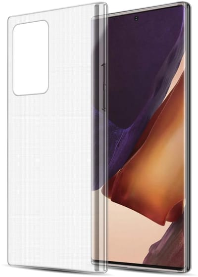 Cadorabo Hoesje geschikt voor Samsung Galaxy NOTE 20 ULTRA in VOLLEDIG TRANSPARANT - Beschermhoes gemaakt van flexibel TPU Silicone Case Cover