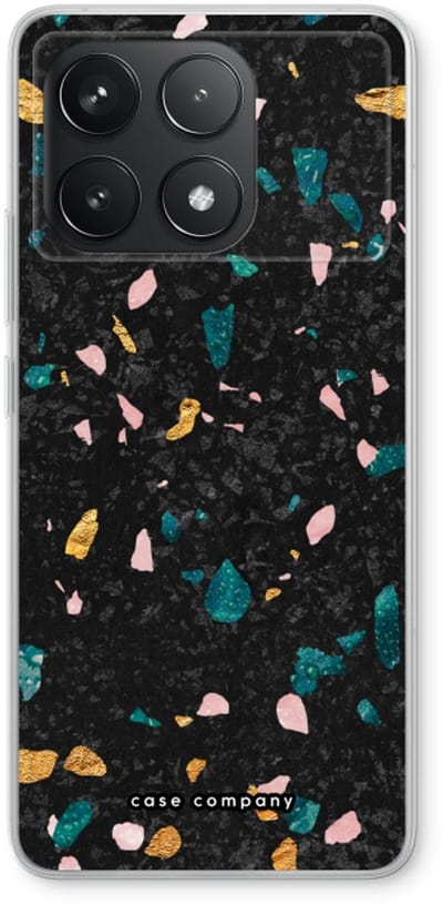 Case Company® - Hoesje geschikt voor Xiaomi Poco F6 Pro hoesje - Terrazzo N°10 - Soft Cover Telefoonhoesje - Bescherming aan alle Kanten en Schermrand