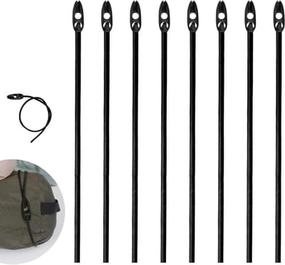 Elastische Spanbanden - Bagagespanners Zandtouwen - Veilig Vervoeren - Verstelbare Lengte - 50 cm - Zwart