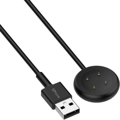 DrPhone Magnetische USB Oplaadkabel – Geschikt voor Google Pixel Watch 3 41mm & 45mm , Google Pixel Watch 2 & Fibit Ace LTE – 1M