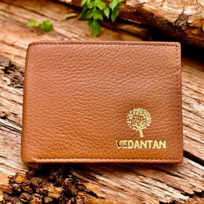 Portemonnee - Leer - Luxe - Vedantan - Bruin - Heren - Cadeau - Feest - Kerst - Wallet - Mannen - Gift for Men