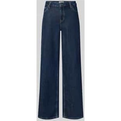 wide fit jeans met logopatch