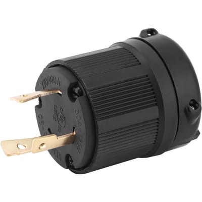 NEMA L530 30A 125V 3-draads twist-lock elektrische stekkerconnector gray