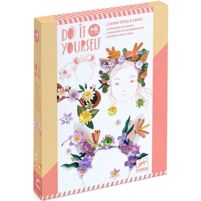 DJECO DIY diadeem maken Flower friends 6 jr+