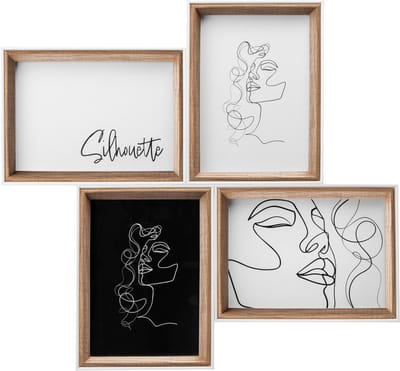 Walther Silhouette - Houten lijst galerij - Fotoformaat 4x13x18 cm - Beuken