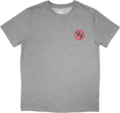 Foo Fighters - Mini FF Logo Heren T-shirt - S - Grijs