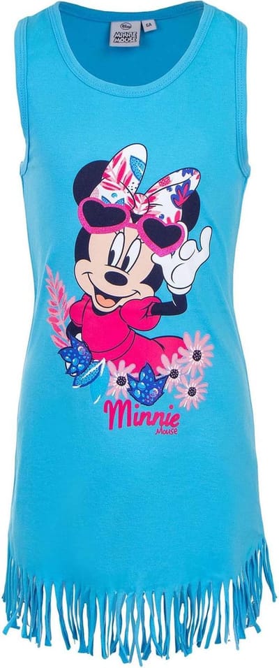 Minnie Mouse - Jurk - Blauw - 3 jaar - Maat 98
