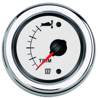 VETUS TRIMW witte Trimmeter 12/24V Ø 52mm