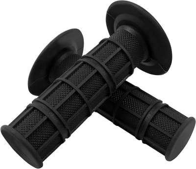 Motorfiets Stuurgrepen - Zachte Handgrepen - Off-road Rijden - Antislip Rubber - 7/8 Inch - Zwart