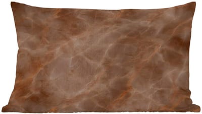 Sierkussens - Kussentjes Woonkamer - 60x40 cm - Bruin marmer - Organisch - Natuursteen