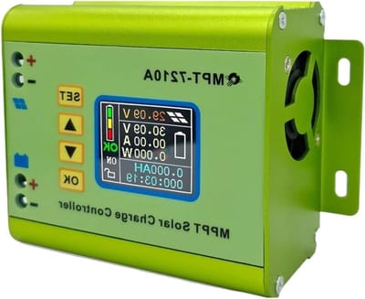 Zonne Laadregelaar - MPPT Module - Energie Opladen - Snelle Spanningsaanpassing - 600W Vermogen - Groen