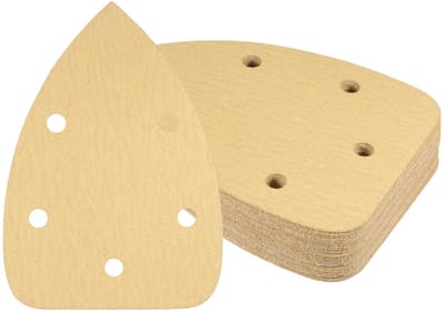 Dailygoods - Schuurpapier voor Muisschuurmachine - 24 Stuks Schuurpapier - Geschikt voor Houtbewerking - 9 cm x 14 cm - Diverse Korrelgroottes - Perfe...