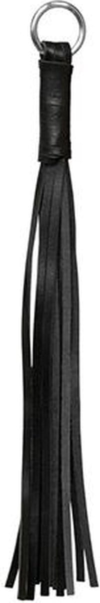 Kiotos Leather - Vinger Zweepje 25 cm - Zwart