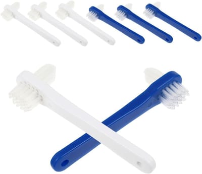 Dubbele Tandenborstels - Reis Tandenborstels - Persoonlijke Mondverzorging - Aanpasbaar Dubbelzijdig - 8 Stuks - Diverse Kleuren
