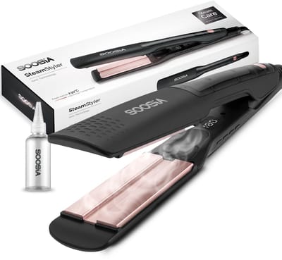 Soosia SteamStyler – Stoom Stijltang & Krultang – Stoomtechnologie – Instelbaar 100°C tot 230°C